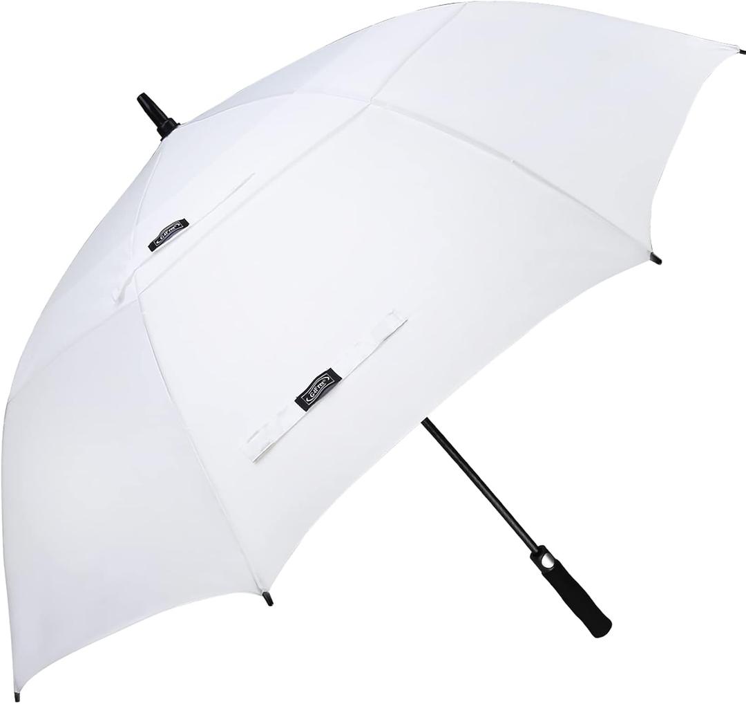 G4Free 47/54/62/68/72 Inch Automatic Open Golf Umbrella Oversize Extra Large Double Canopy Vented Windproof Waterproof Stick Umbrellas
