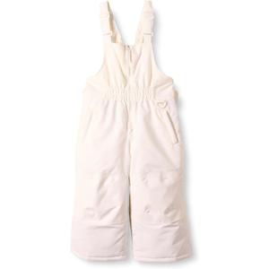 Amazon Essentials Girls and Toddlers' Water-Resistant Ski & Snow Bib Overall (3T, Ivory)