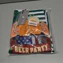 Bindefon Bibs Overalls Men Adjustable Straps Coveralls Shorts Printed Jumpsuit Male Romper (XL)