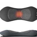 Massager Neck and Back Shiatsu Heated  3-in-1 Electric Back Support Pillow with Vibration, Heat, and Air Cushion for Lower Back Pain Relief, Use at Home, Office, or in Car (Classic Black)