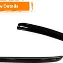 Adiil Glass Black Rear Wing Trim Spoiler Extension Lip Fins Compatible with 2014 & up Mini Cooper F55 F56 S/JCW