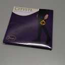 Citystl 2 Pairs Fleece Lined Tights for Women, 120D Black Opaque Warm Tights with Control Top (X-Large)