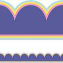 Carson Dellosa We Stick Together 39Ft of Purple Bulletin Board Borders