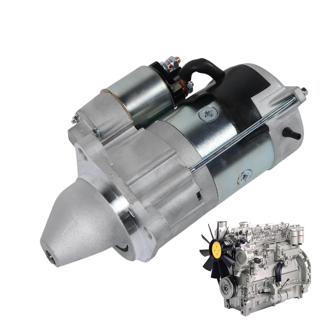 Starter Motor 2873K632 - Heavy Duty Replacement for Cummins Engines & Perkins 1004/1006/1103/1104 | Direct Fit OEM Equivalent