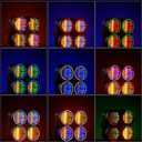 COB Stage Lights, RGBWA LED Blinder Spotlight, Par Can Stage Light Retro Matrix Light with Golden Halo Effect, DMX512 Sound-Active Uplighing for Party DJ Party Club Wedding Events