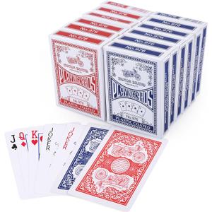 LotFancy Playing Cards, 12 Pack, Decks of Cards Bulk, Poker Size, Standard Index, for Blackjack, Euchre, Canasta Card Game, 6 Blue and 6 Red, Casino Grade Poker Cards