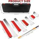 Drywall Skimming Blade Set with Portable Case