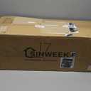 SINWEEK 3 Inch Gel Memory Foam Mattress Topper Queen Size, Ventilated High Density Pad for Back Pain, Bed Topper with Removable Soft Cover, CertiPUR-US Certified