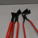 3pcs Hand Seamers Sheet Metal Tools, Bending Pliers Set with Straight, 45 and 90 Degree Heads, 60mm Jaw Width Bender Pliers Set for Bending and Flattening Sheet Metal