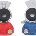 WFLNHB 15 Ft 3 in 1 Air Line Hose Kit Heavy Duty Wrap 7 Way ABS Power Cord Airlines Assembly with Teflon Tape for Semi Trucks Tractor Trailer