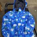 M2C Boys Girls 1 Piece Snowsuit Thicken Patterned Ski Jackets