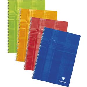 Clairefontaine Classic Wirebound Notebooks 8 1/4 in. x 11 3/4 in. ruled with margin 50 sheets 