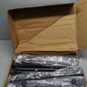 Tajsoon Console Table, 2-Tier Entryway Table, 41.8”L Narrow Sofa Tables with Shelves, Behind The Couch, for Entrance, Hallway, Living Room, Foyer, Corridor, Office, Black