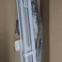 LazBlinds No Tools No Drill 1" Vinyl Mini Blinds, Cordless Blinds for Windows, Light Filtering Horizontal Window Blinds & Shades, 22" W x 72" H, White