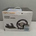 PXN PC Racing Wheel, V3 PRO 180 Degree Universal USB Car Sim Game Steering Wheel with Pedals for Xbox One, Xbox Series S/X, PS3, PS4, Switch