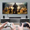 EMK 90 Degree Right Angle Optical Audio Cable [6ft/2M] - 360 Rotatable Digital Toslink SPDIF Cable for Soundbar to TV, Home Theater - Black Fiber Optic Cable with Angled Connector