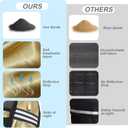 Weighted Vest, 6lb/8lb/12lb/16lb/20lb/25lb/30lb Weight Vest with Reflective Stripe, Weighted Vest for Men Women Workout Equipment for Strength Training, Running, Jogging, Fitness, Weight Loss (PU-Gold)