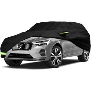YIXIN Waterproof Car Cover for 2008-2026 Volvo XC60 Car Cover Custom Fit 100% Waterproof Windproof & Single Door Zipper Bands for Snow Rain Dust Hail Protection (XC60)