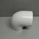 4 Inch 90 Degree Elbow 2 Way Right Angle PVC Pipe Fitting, Furniture Build Grade SCH40 (Socket x Socket) 4" PVC Fitting Connectors for DIY Shelf Garden Support Structure