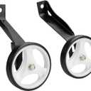 RoyalBaby Kids Bike Training Wheels for RoyalBaby 16 Inch & 18 Inch Bicycle, 16"/18" Black, 1 Pair