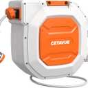 Retractable Garden Hose Reel 5/8 inch x 100 ft Wall Mounted