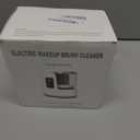 Electric Makeup Brush Cleaner Machine With Makeup Brush Dryer-Holder-Portable Automatic USB Cosmetic Brushes Cleaner Tool for All Size Beauty Makeup Brush Set,Eyeshadow, Blush Brush (White)