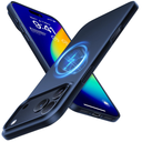 TORRAS Magnetic Slim Fit for iPhone 17 Pro Case 6.3 inch, UltraThin, Compatible with MagSafe, Lightweight Matte AntiScratch Hard PC Cover Phone Case for iPhone 17 Pro OriginFit, Deep Blue