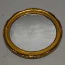 Funerom Vintage 12.2 inch Decorative Wall Mirror Hanging Mirror Round Antique Gold