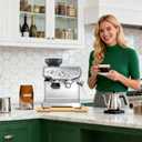 Appliance Slider 360 Rolling Tray for Coffee Maker Bamboo Coffee Pot Slider Tray for Countertop Rotation Sliding Tray with Wheels, Appliances Mat Easily from Under The Cabinet Natural(15.7"13")