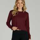 2 x 5 Pack Women's Dry Fit Long Sleeve Crop Tops Workout Athletic Crew Neck Tee | Available In Plus Size, Basic Casual Gym Running Yoga Pilates Exercise Shirts, Plain Moisture Wicking, Cute Trendy Cropped (M)