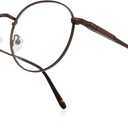 Round Reading Glasses for Women Men Vintage Retro Blue Light Blocking Computer Readers, Magnification Strength: 2.75 x