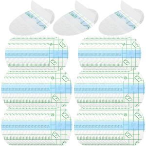 120 Pcs Waterproof Ear Stickers Disposable Ear Cover for Shower, Swimming Ears Stickers Ears Protection for HairWashing, Swimming, Bath and Other Water Sports
