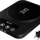 Sourdough Starter Warmer, Sourdough Heating Mat for Kitchen(70-100F), Auto Warming On/Off, 1-12Hour Timer, Precise Temperature Control, for Home Baking (Black)