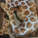 Meooeck 47 Inch Giant Giraffe Stuffed Animal, Large Plush Toy for Kids Lifelike Standing Toys Stuffed Tall Giraffe for Birthday, Nursery Home Decor