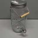 Mason Craft and More Glass Drink Dispenser with Lid - Clear
