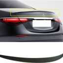 2021-2026 Gloss Black Rear Spoiler Wing for Mercedes Benz S Class W223 S500 S580 S580e 4Matic Trunk Lid Duckbill 2022 2023 2024 2025