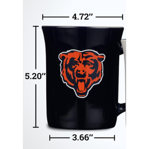 The Memory Company Officially Licensed NFL - Chicago Bears Home/Away Speckle Mug,Black