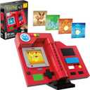 MEGA Pokmon Building Toys Set, Kanto Region Pokdex with 322 Pieces, Light and 5 Lenticular Cards, for Kids or Adult Collectible