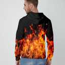 8 x Ahegao Mens Hoodies Novetly Sweatshirts for Man 3D Graphics Pullover with Pockets S-4XL (XL)