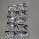 5 Pack Reading Glasses Blue Light Blocking for Women,Computer Readers with Spring Hinge, 1.0 x