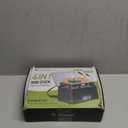 Portable Oven, 12V 24V 110V-240V Car Food Warmer Portable Personal Mini Oven Electric Heated Lunch Box for Meals Reheating & Raw Food Cooking for Road Trip/Camping/Picnic/Family Gathering(Gray)