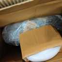 Creative Co-Op Oval Galvanized Metal Tray with Handles