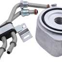 Engine Oil Cooler with Pipe for Chevrolet GMC Cadillac Buick | for Chevrolet Malibu Camaro Equinox Traverse Cadillac ATS CT6 CTS Buick Envision Regal TourX GMC Terrain