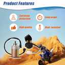 GY6 Starter MotorStarter Relay Solenoid Compatible with 50cc 150cc 200cc 250cc ATV Go Karts ATV Scooter Moped Dune Buggys Quad 4 Wheelers TAOTAO Baja4-Stroke GY6 EngineTeeth: 9