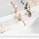 Faucet Mat for Kitchen Sink, Water Absorbing Stone Tray for Sink, 23.6" Long Diatomite Fast Drying Stone Mat, Splash Guard Faucet Mat for Bathroom Counter (White)