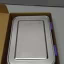 BOSEDSANG Stainless Steel Kids Leak-Resistant Bento Lunch Box, 3-Compartments with Silicone Container, Dishwasher-Safe, Child-Friendly Design for School, Picnics & Travel,BPA-Free(Purple)