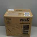 KBS Pro 710W 2LB Bread Maker, Stainless Steel 17-in-1 Smart Bread Machine with Healthy Ceramic Pan, Automatic Nut Dispenser, Tempered Glass Touch Panel, 3 Crust Colors, 15H Timer& Keep-Warm, Recipes