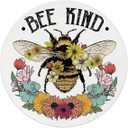QUICQOD Bee Desk Accessories Mouse Pad,Bee Kind Non-Slip Rubber Base Mousepads for Office Dorm Desk Decor,Gifts for Teen Girls Women Coworkers,Bee Lover Gift,8.7 x 8.7 Inches