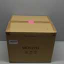 MONITO Ceramic Dinnerware 16 Pieces Dinner Set,Plates Pasta Bowls Cereal Bowls Reactive Change Glaze Dish Sets, Modern Stoneware Dishes,Gift, Creamy white