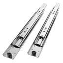 1 Pairs of 40 Inch Heavy Duty Drawer Slides 250 lb Full Extension Side Mount Ball Bearing Drawer Rails